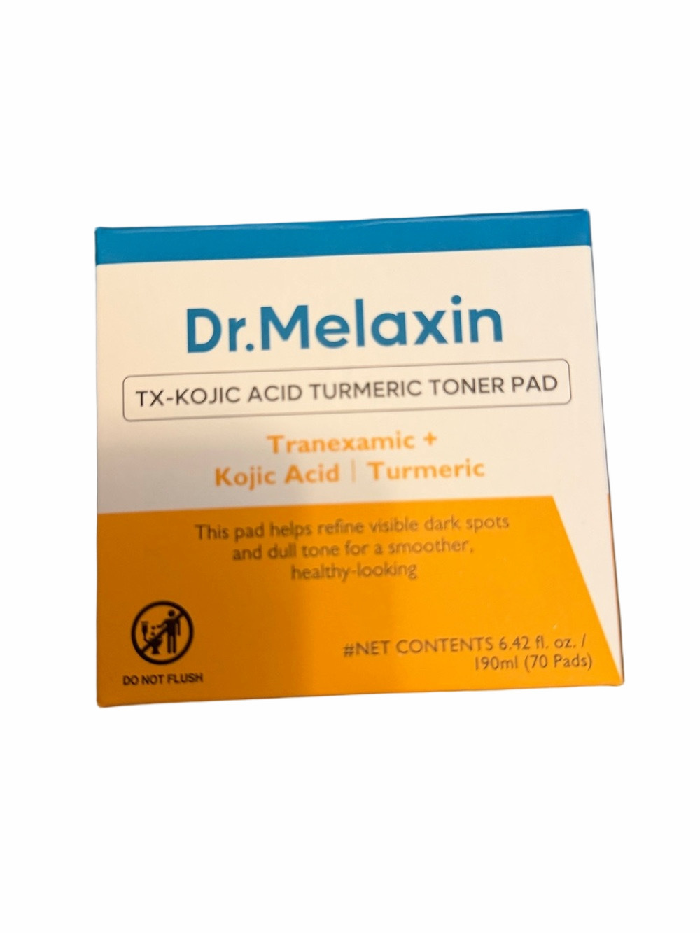 NEW Dr Melaxin TX-KOJIC Acid Tumeric Toner Pads